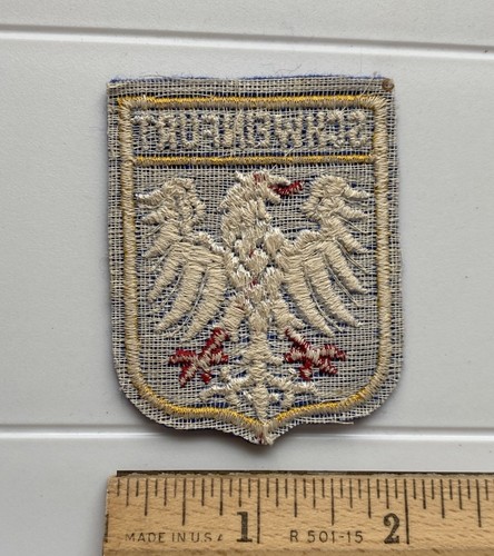 Stemma Schweinfurt Germania stemma scudo feltro blu ricamato toppa distintivo - Foto 3 di 3