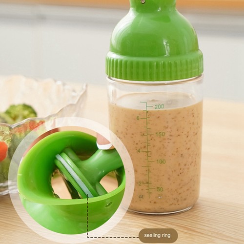 Contenitore per condimento per insalata, bottiglie per condimento per insalata, shaker per condimento per insalata, Verhind2334 - Foto 9 di 9