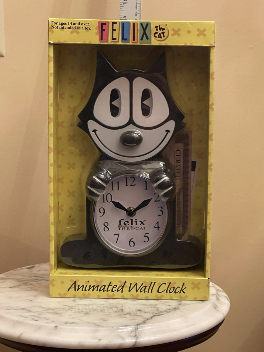 その他 FELIX 3D Motion Wall Clock Felix the Cat 3D Animated Wall Clock Authentic Certificate