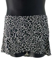 Jantzen Faux Wrap Swim Overskirt Leopard