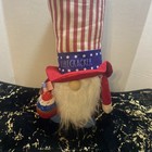 New! Patriotic Fire Cracker Gnome Beanbag Plushie 4th of July 18" Tall