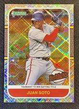 2021 Donruss Highlights Diamond #HI3 Juan Soto  Nationals F4