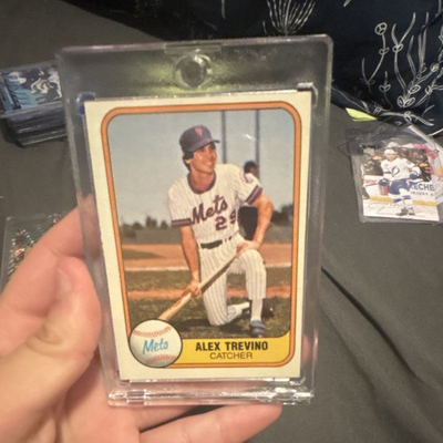 #ad Alex Trevino New York Mets Baseball Card 318 MLB $52.00
