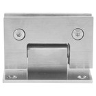 1 Set Glastürscharnier Dusche Glasklemme Edelstahl Glastüren Scharnier für Glas