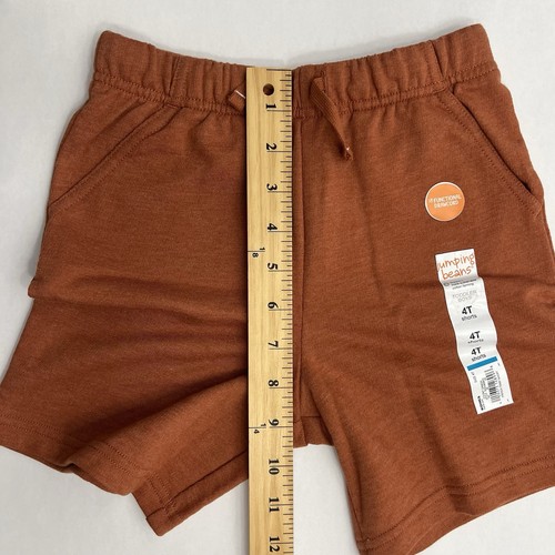Minecraft Sleeveless Shirt Boys Size 4 Brown Shorts Size 4T Jumping Beans NWT - Picture 13 of 15