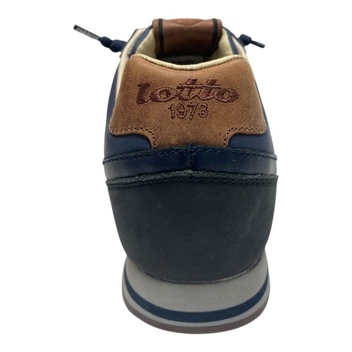 SCARPE SNEAKERS UOMO LOTTO LEGGENDA JAPAN RHAZHE T0830 PELLE GRIGIO ORIGINALE AI - Picture 5 of 6