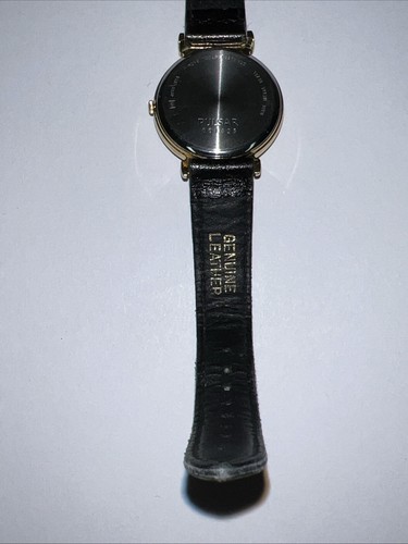 Disney Pulsar Quartz Mickey Mouse Black Dial-Date V537-8A30 Needs Battery/Cover - Picture 8 of 8