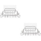  Set of 2 Duschseifenhalter Ablage Wandmontierter Seifenständer Zur Wandmontage