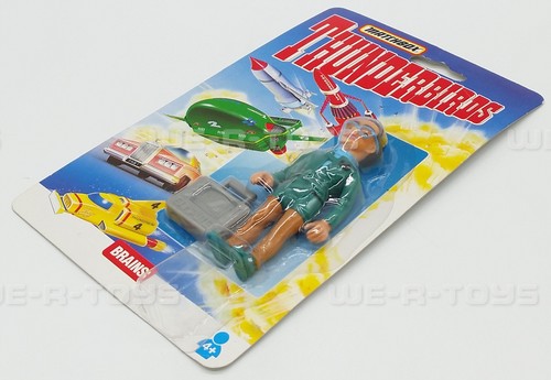 Matchbox Thunderbirds Brains Action Figure Engineer 1993 Matchbox 41754.20 NRFP - Picture 5 of 5
