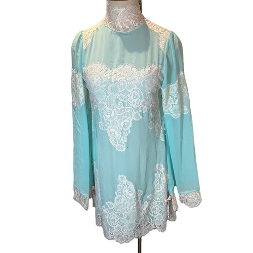 We Are HAH Queen 4 A Day Dress in Bright Baby Blue Size XS - Picture 2 of 7