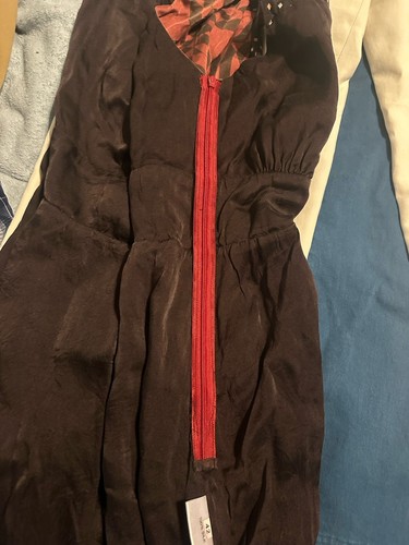 Vestido de seda Lili Petrus hecho en Italia talla Euro 42 VEUC - Imagen 5 de 5