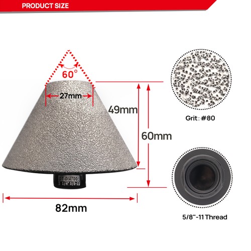 3-1/4" Diamond Chamfering Finger Bit Milling Hole Saw Tile Granite Concrete 82mm - Picture 2 of 8