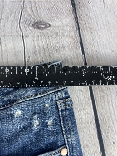 Judy Blue Jeans Women’s 11/30 (30x29) Dark Wash Mid Rise Slim Fit Stretch - Picture 8 of 11