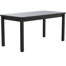 Correll 30"W x 60"D High Pressure Laminate Lab Table in Black Granite