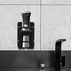  Shaving Rack Stand Stainless Steel Tooth Brush Wall-mounted Hair Dresser Holder