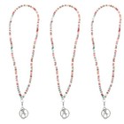  3 szt. Łańcuszek Dla Kobiet Naszyjnik Damski Pasek na szyję Smycz -Brelok