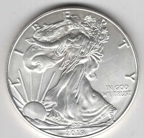 2019 WALKING LIBERTY AMERICAN EAGLE .999 FINE SILVER DOLLAR COIN 1oz. $1 USA