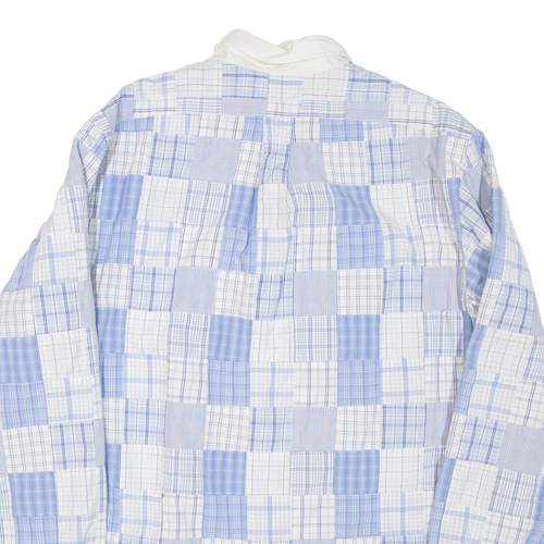 RALPH LAUREN Mens Shirt Blue Check Long Sleeve XL - Picture 4 of 6