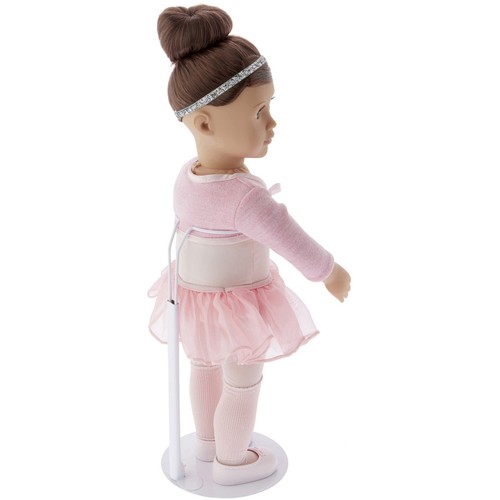 Plymor DSP-90W White Adjustable Doll Stand, fits 15-21 inch Dolls - Picture 3 of 3