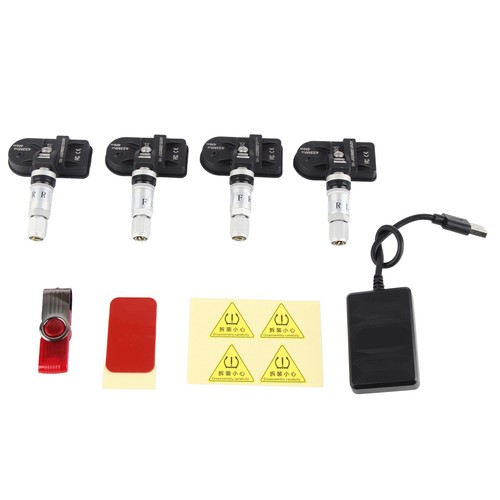 Auto Car Tire Pressure Monitor System USB TPMS With Internal Sensor For - Picture 12 of 13