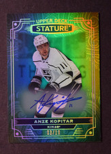 2022-23 Upper Deck Stature Green Anze Kopitar Auto #03/10 (from 2024-25 Stature)