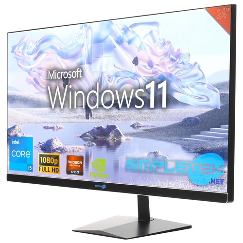 Tout en Un I5 24 " Windows 11 RAM 16GB SSD 480GB Ordinateur Fixe Editing Gaming - Afbeelding 11 van 11