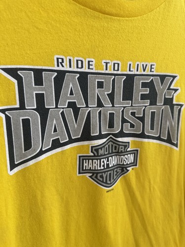 Harley Davidson Hellbender Atlanta Georgia Shirt Gelb Herren 3XL Pinup T-Shirt - Bild 6 von 13