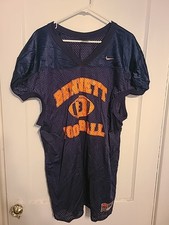 Vintage 90's Y2K High School Nylon Mesh Football Jersey Men's 2XL Bennett HS