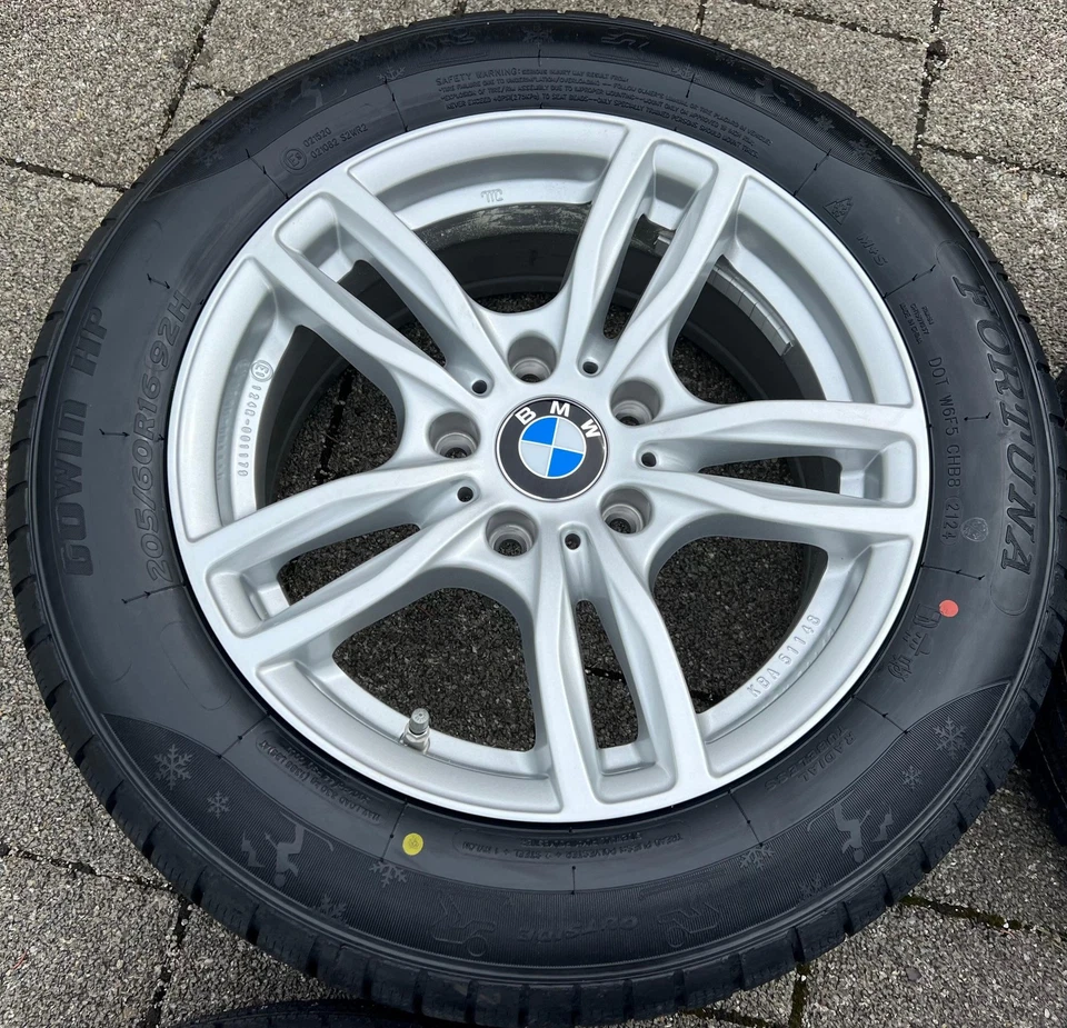 4 ALU WINTERRÄDER BMW 3ER REIHE F30 F31 4ER F36 RDKS 2024 205/60R16 92H FREIHAUS - Bild 3 von 4