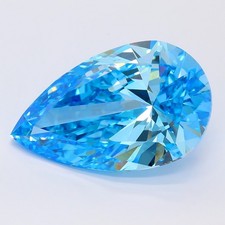 Pear 10.06 Ct Fancy Vivid Blue VVS2 IGI Certified Lab Grown CVD Diamond