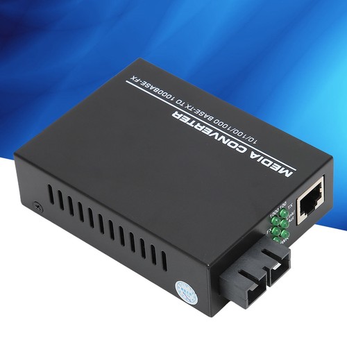 Gigabit Fast Ethernet Media Converter Single Mode Dual SC 10 100 1000Base Tx CB - Afbeelding 13 van 31