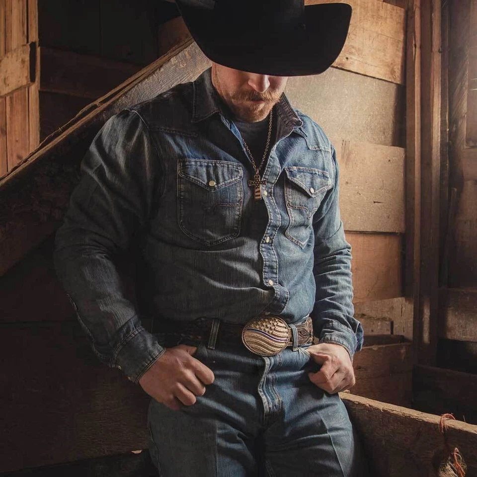 Collar Montana Plateros Para Hombre Inspirador Patriotismo Cruz Bandera Americana Foto 2 de 2