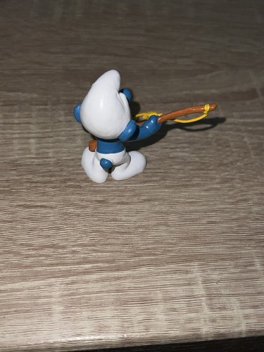 Figura Pitufo Pescador Pitufo - Pescador de caña de pescar - Marca BULLY - De colección - Imagen 3 de 5