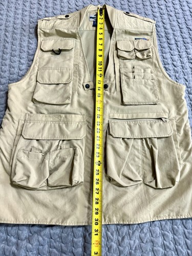 MINT! EX-OFFICIO Fishing Photography Vest-Men's L-Khaki-Outdoor-Pockets - Picture 9 of 9