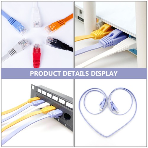 2 Pcs Gigabit Network Cable Wan for Router High Speed Ethernet - 第 6/12 張圖片