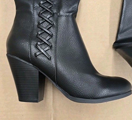 Journee Collection Women's Spritz-p Stacked Heel Over The Knee Boots  Size 6 1/2 - Bild 3 von 6