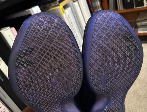 Sz 10.5 - Nike Kobe X 10 Blackout Black Persian Purple Violet Bryant 705317-005 - Picture 17 of 21