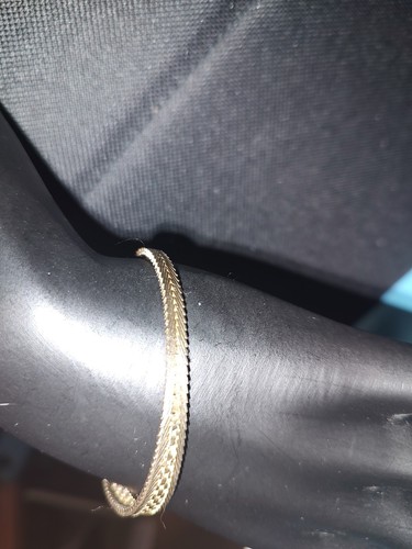Sterling Silber Webarmband zum Öffnen/Schließen Italien 10,22 g