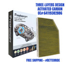 FreshenOPT 3-Layer Cabin Air Filter for  BMW M340i M3 M4 OE 64119382886 CF12553