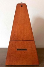 Vintage Seth Thomas Metronome Wooden De Maelzel Wind Up  VIDEO 