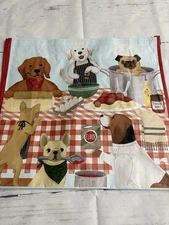 TJMaxx Shopping Bag Cooking DOGS Reusable Tote Bag 18x19.5