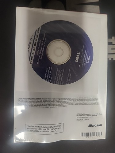 Dell Microsoft Windows XP Professional Version 2002 Software - New Sealed - LG46 - Picture 2 of 2