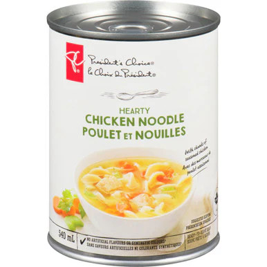 PRESIDENT'S CHOICE Herzhafte Hühnernudelsuppe, 540 ml/18,3 fl. oz., - Bild 1 von 3