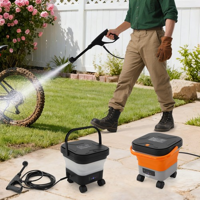 #ad Multifunction Pressure Washer Portable Foldable Sprayer Washer Car Wash Machine $147.90
