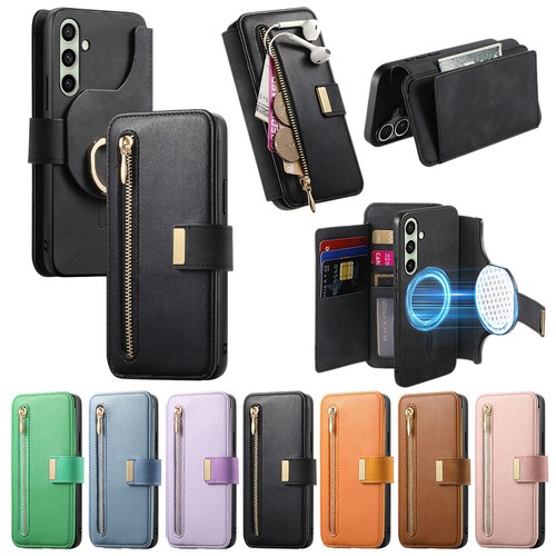 Per Samsung Galaxy A05S S25 Ultra 2 in 1 portafoglio diviso cerniera custodia magnetica US - Foto 22 di 31