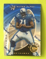 1997 Pinnacle Totally Certified Walter Jones RC #/2499 Seattle Seahawks HOF