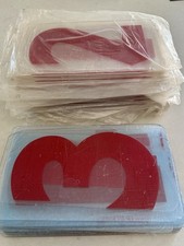 59 Gemini EZ-Change Acrylic Marquee Sign Gas Station Numbers Red 8” on 10”