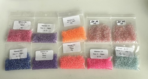 Matsuno size 11 Japanese seed beads 60 x 10g jewellery making Bundle - Picture 3 of 8