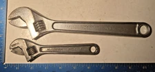 Vintage Adjustable Wrenches Indestro Super 10” 3588A  and WORTH  6"  USA