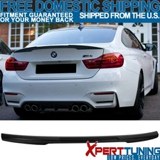 Fits 14-20 BMW 4 Series F32 Coupe M4 Style Unpainted Trunk Spoiler Wing - ABS